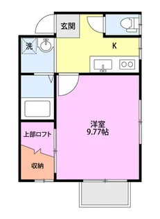 レイガーデン【1階】の間取り