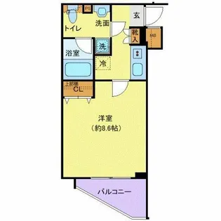 プレール・ドゥーク高井戸【3階】の間取り