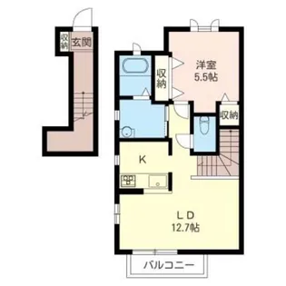 アーニスト【2階】の間取り