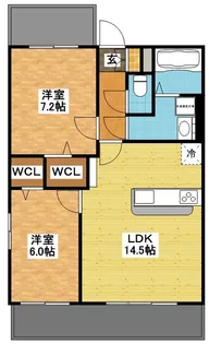 modern palazzo文教【4階】の間取り