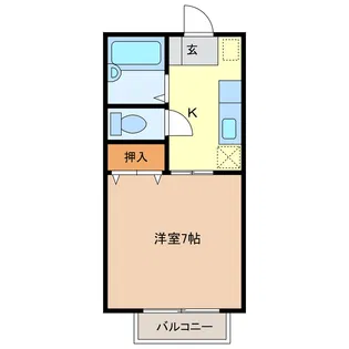 メゾンルミウェール【2階】の間取り