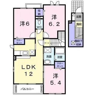 パレ・ドール【2階】の間取り