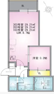 レガリスト ブリランテ【1階】の間取り