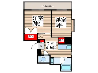 エースピア錦糸【3階】の間取り