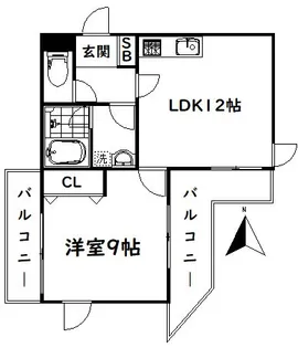 アークビル目白【4階】の間取り