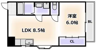 メゾン南桃園【2階】の間取り