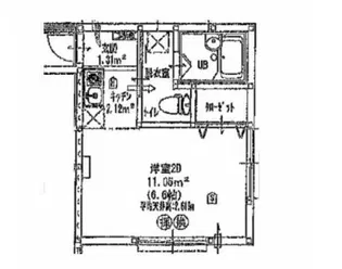 フォンテーヌ井土ヶ谷【1階】の間取り
