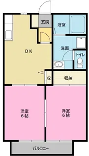 エストアバンティ【1階】の間取り