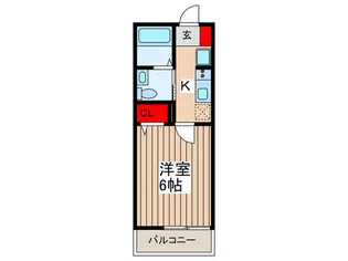 パークサイド七里【2階】の間取り