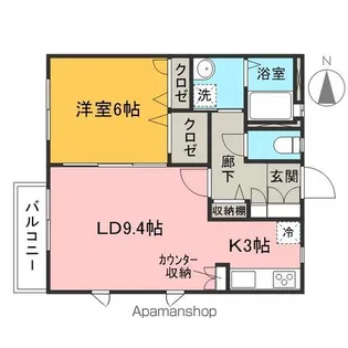 メゾン・ド・セレニテM【2階】の間取り