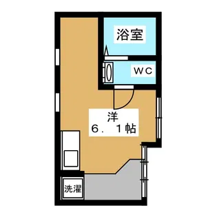 n’Casa 烏山【1階】の間取り