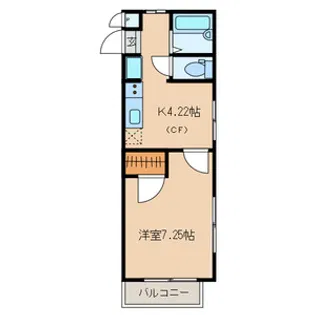 パルコートN【2階】の間取り