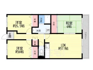 グレイス宝塚【2階】の間取り