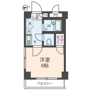 ボヌール南麻布【5階】の間取り