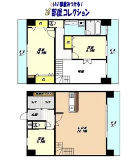 Bay Side Asanoの間取り