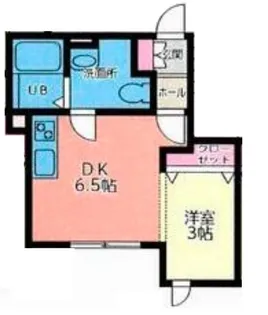 メリディアン迫弐番館【3階】の間取り