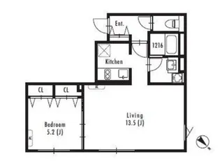 GRAN PASEO 中目黒 West グランパセオ中目黒ウエストの間取り