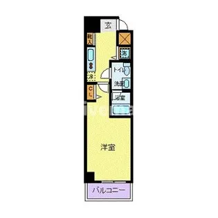 カスタリア蔵前【12階】の間取り