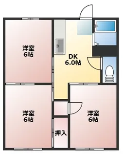 フレグランス大畑【2階】の間取り