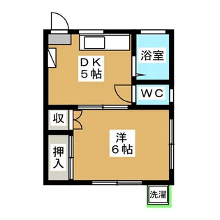 コーポイズミ【1階】の間取り