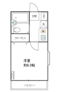 カレッジハイツ石島【2階】の間取り