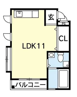 TKプレイス【2階】の間取り