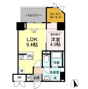 リモッカ大手町【2階】の間取り