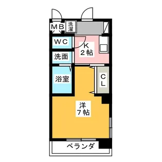 ロリエ マルミ【3階】の間取り