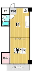 ドミトリー甲子園【4階】の間取り