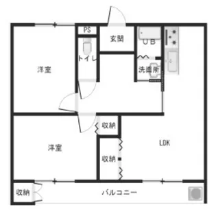 ラ・ルーチェ芳泉【3階】の間取り