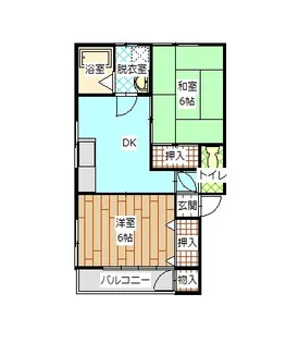 ユートピアC【1階】の間取り