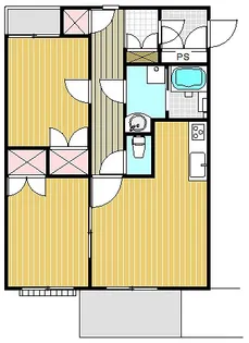 サンライズ山の手III【3階】の間取り