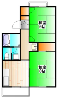 グリーンウッド【2階】の間取り