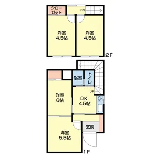 埼玉県新座市石神1【一戸建】の間取り