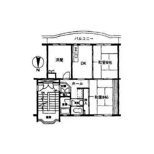 椿ハイツ【3階】の間取り