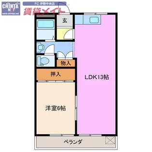 林ビル【2階】の間取り