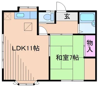吉田コーポ第2【1階】の間取り