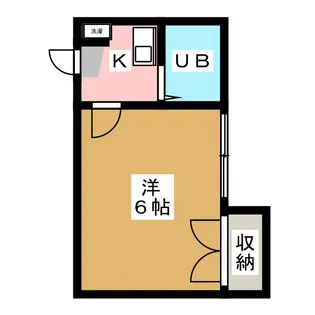 1Kの間取り画像
