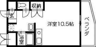 K‘sガーデン住吉II【1階】の間取り