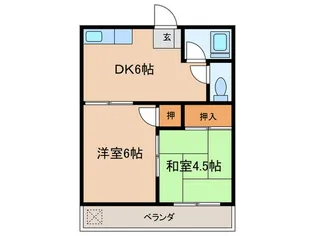 サンシャルム【1階】の間取り