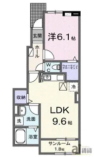 グランメゾン東久留米【1階】の間取り