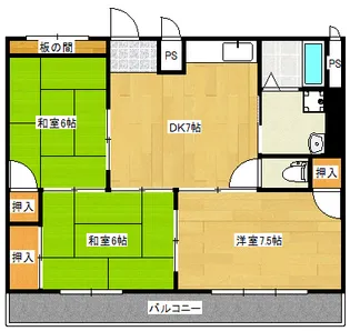 松尾ビル【2階】の間取り