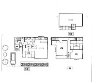 東京都杉並区宮前2【一戸建】の間取り