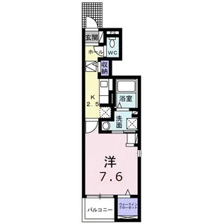 STレオーネ【1階】の間取り