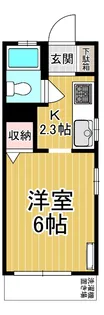モンパレス鹿沼第2 4号館【1階】の間取り