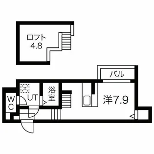 Villa Storia【2階】の間取り
