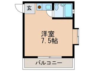 ユニオンハイツ坂口【2階】の間取り
