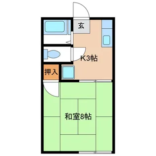 フォーブルG【1階】の間取り