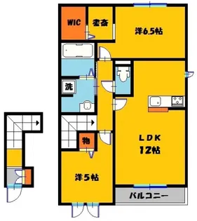 コーポ田村No15【2階】の間取り