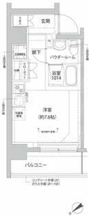 RELUXIA横濱反町【8階】の間取り